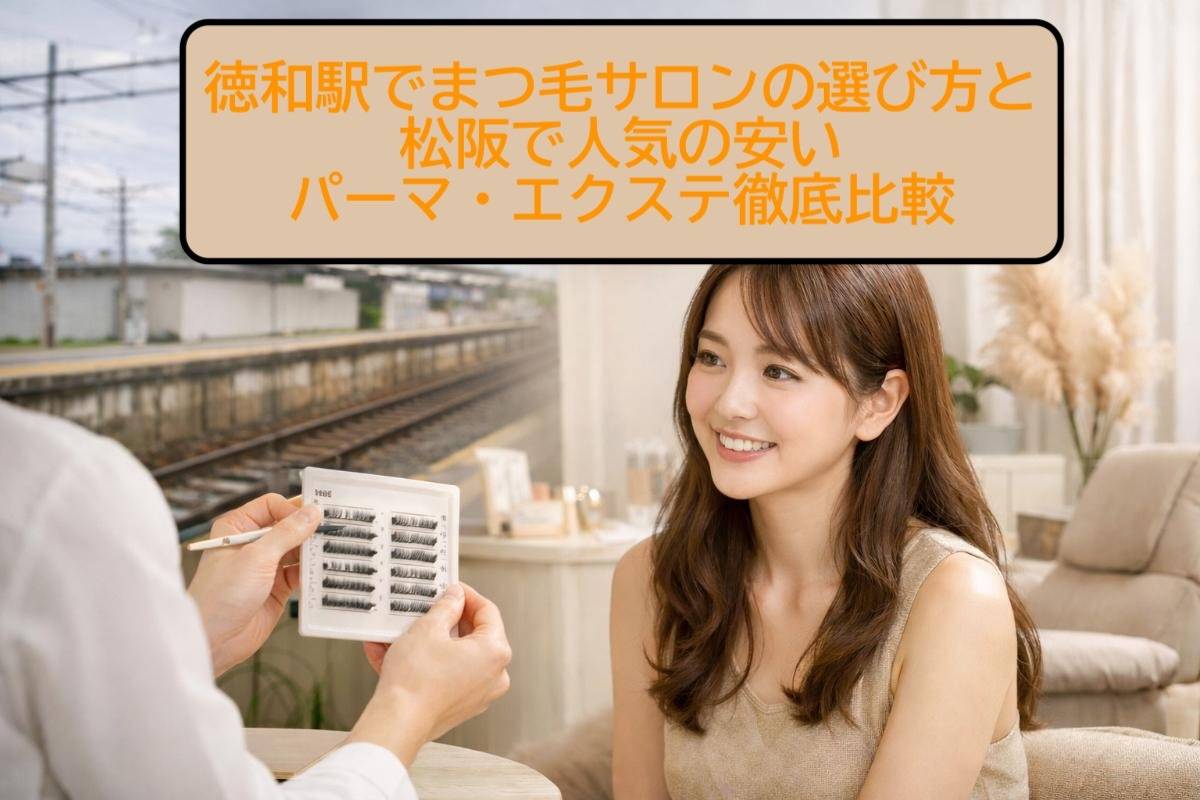 徳和駅でまつ毛サロンの選び方と松阪で人気の安いパーマ・エクステ徹底比較