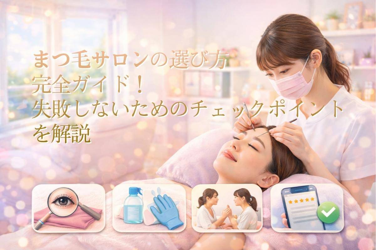 まつ毛サロンの選び方完全ガイド！失敗しないためのチェックポイントを解説