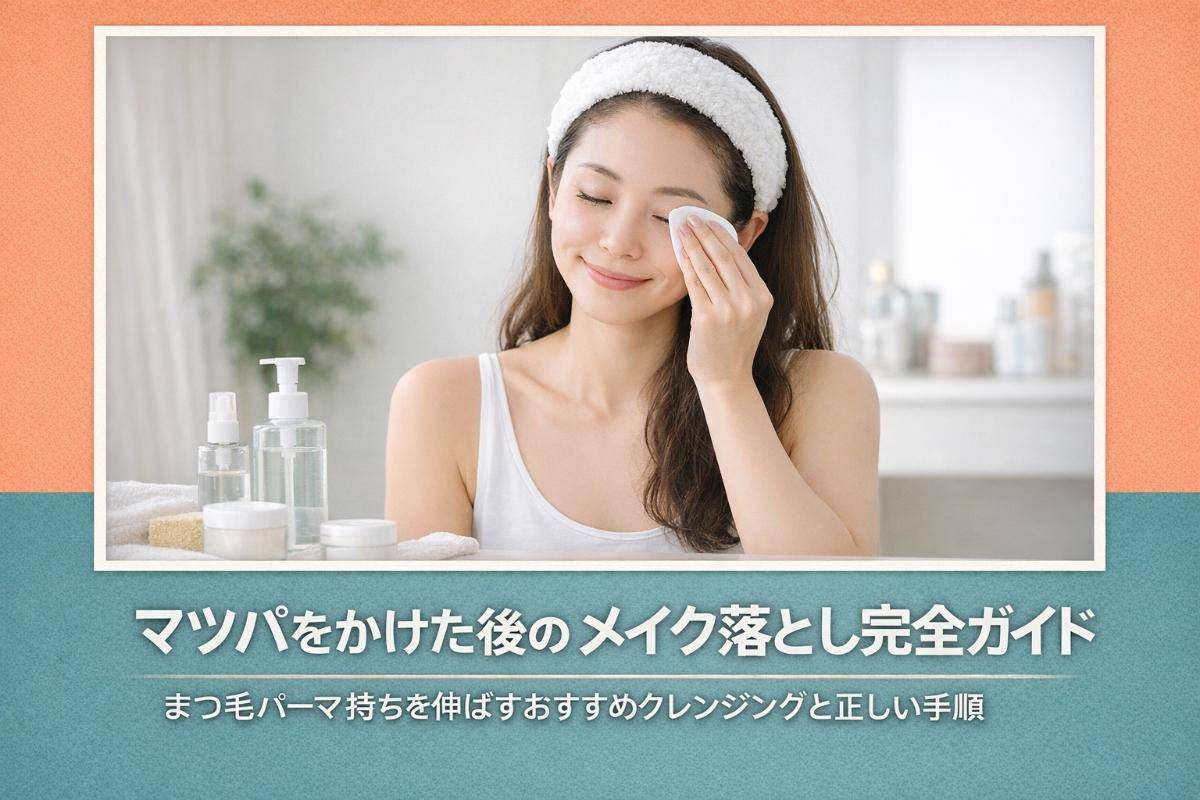 マツパをかけた後のメイク落とし完全ガイド｜まつ毛パーマ持ちを伸ばすおすすめクレンジングと正しい手順